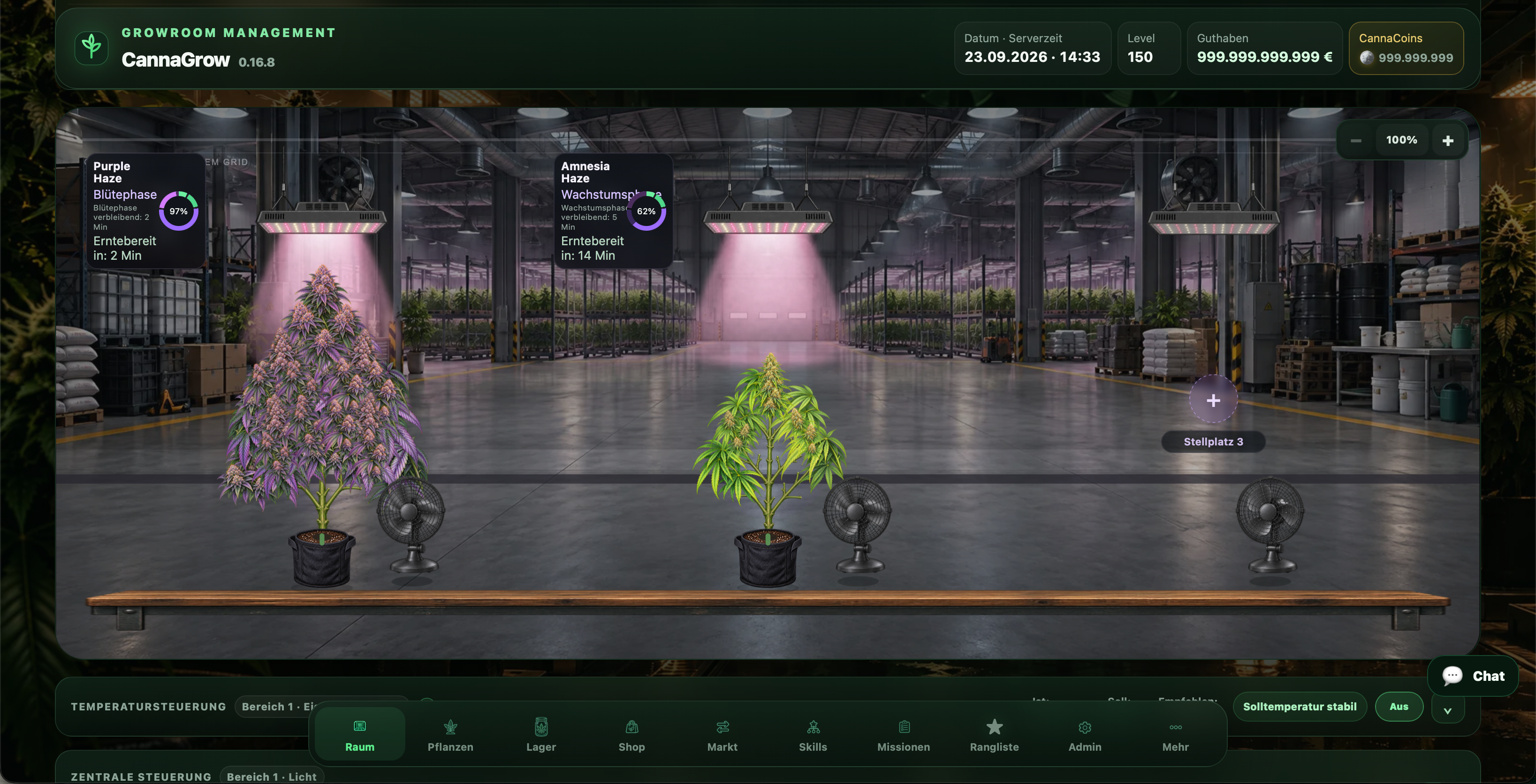 CannaGrow Projektvorschau – Screenshot 1