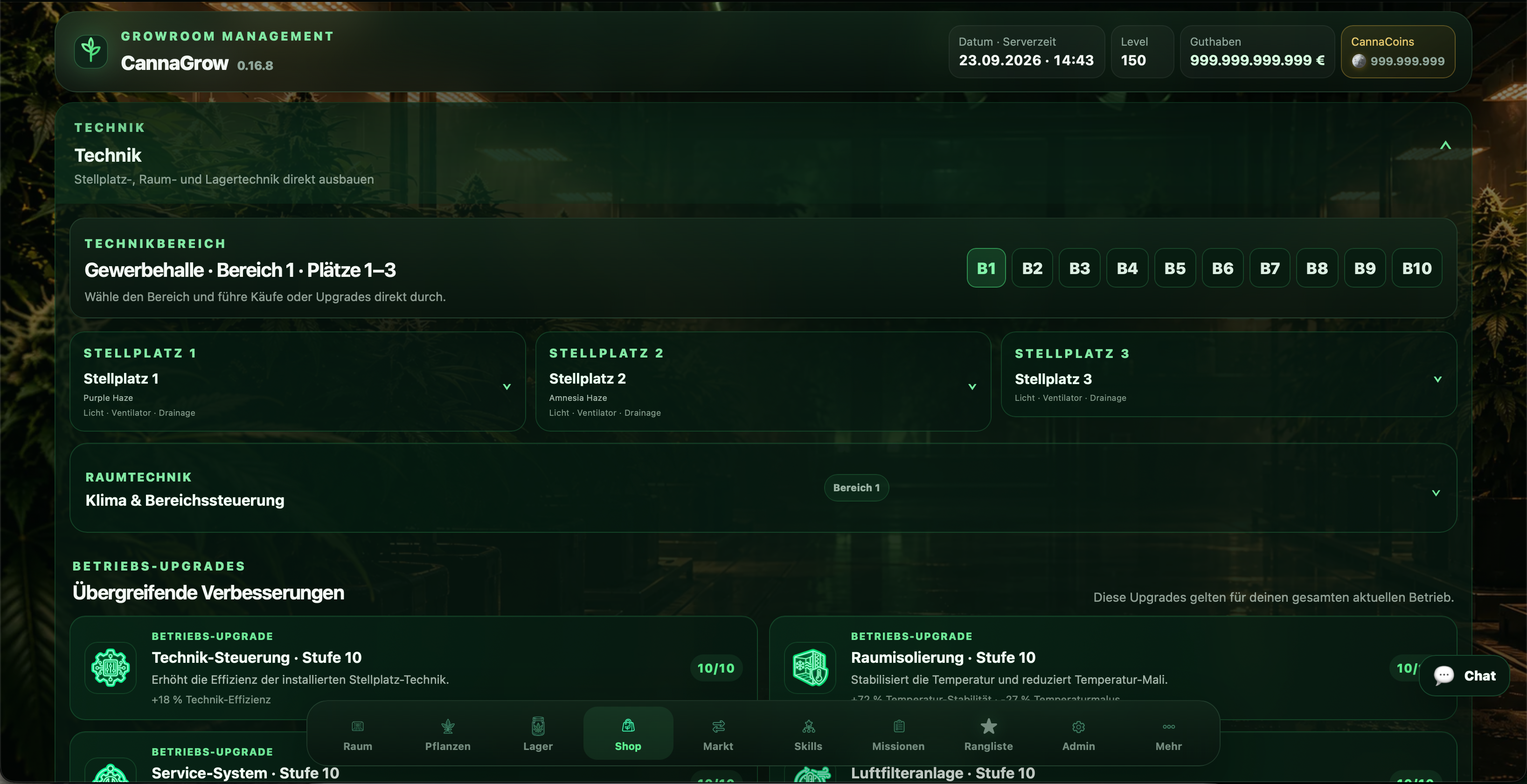 CannaGrow Projektvorschau – Screenshot 2